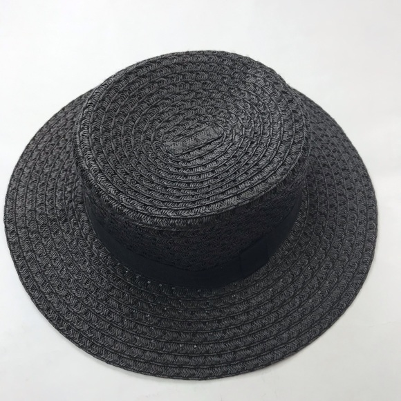 Free People Sunny Days Straw Boater Hat - Picture 7 of 8